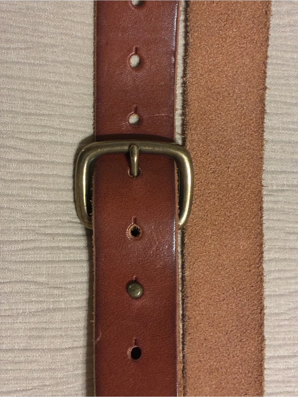 🤎 Gap Genuine Leather Belt – Size S/P – Perfectly Broken In